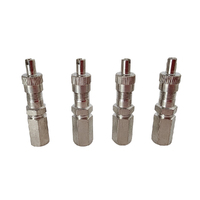 4 x GTS 34mm Metal Tyre Valve Extension Chrome for Tube/Tubeless Valve WHGAMEX34