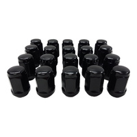 20 x 7/16" Black Acorn Wheel Lug Nuts Mag Steel fit Holden HR HK HT HG HQ HZ WB