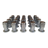 24 x Extreme 12x1.5 Chrome Mag Alloy Wheel Nuts Old Style Shank for Toyota Lexus