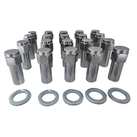 20 x Extreme 1/2" UNF Wheel Mag Nuts Weld Style & Washers Steel 54mm Long Shank