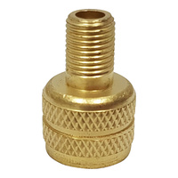 GTS 19.3mm External Large Bore Tyre Valve Reducer Brass - WHGASMAD1C V - 3JA