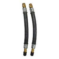 2 x GTS 160mm Flexible Tyre Valve Extension for Car Van Truck Wheel Inflation