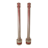 2 x GTS TR546D Tubeless Truck Tyre Valve Alcoa Wheels w/ Rim Hole 9.7mm (0.39")