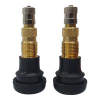 2 x GTS TR618T Agricultural Air Liquid Grader Tubeless Rubber Snap-In Tyre Valve