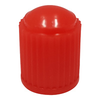 GTS Tubeless Tyre Red Plastic Valve Cap for Nitrogen Dome-shape (100/bag)