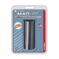 Maglite Mini 2-Cell AA Smooth Leather Belt Holster Case Black for Mini R6 Unisex