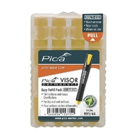 Pica 4pcs Yellow Solid Wax Crayon Permanent Marker Refill for All Surface 991/44