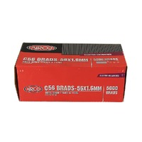 Airco 56mm Brad Nail C Series Electro Galvanise Plain Shank- Box of 5000 BC16560
