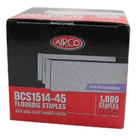 Airco 45mm Staples Heavy Wire BCS1500 Series Electro Galv - Box of 1000 SB15450