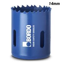 Bordo 14mm Bi-Metal Hole Saw Cobalt HSS Premium Quality 7010-14