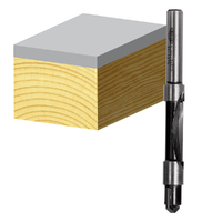 Carbitool 1/2 Combination Flush Trimming Bit Pilot Drill 1 Flute TCT T 1516 1/2
