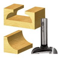 Carbitool 1.3/4" Drawer Pull Bit TCT Carbide Tipped 2 Flute 1/2 Shank TDC 16 1/2