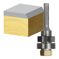 Carbitool 15 Degree x 25.4 TCT Flush & Bevel Trim Bit 1/2 Shank TA 194.15 B 1/2