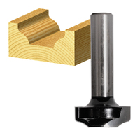 Carbitool 1-1/4 Elliptical Bedding Bit Wide Flat Bottom TCT 2 Flute TE 812 1/2