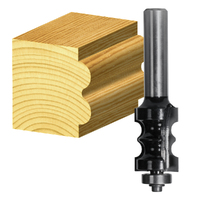 Carbitool 1/2" Single Regency Bit 2 Flute Ball Bearing Guide TCT TSR 33 B 1/2