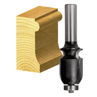 Carbitool 24mm 2 Flute Face Moulding Bit Ball Bearing Guide TCT TFM 06 B 1/2