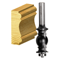 Carbitool 24mm 2 Flute Face Moulding Bit Ball Bearing Guide TCT TFM 24 B 1/2