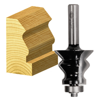 Carbitool 1-3/4" 2 Flute Face Moulding Bit Ball Bearing Guide TCT TFM 30 B 1/2