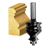 Carbitool 1-1/2" 2 Flute Face Moulding Bit Ball Bearing Guide TCT TFM 36 B 1/2