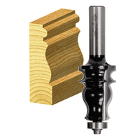 Carbitool 1-1/8" 2 Flute Face Moulding Bit Ball Bearing Guide TCT TFM 54 B 1/2