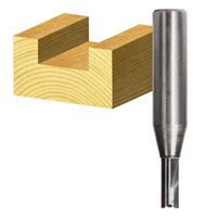Carb-I-Tool 1/4" Solid Carbide 2 Flute Straight Bit Woodworking T 1408