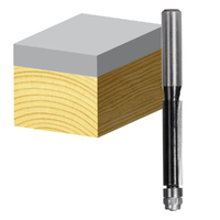 Carbitool 2 Flute 12.7mm Flush Trimming Bit w/ Bear 1/4" Shank TB 11 T 8016 B