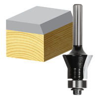 Carbitool 3/4" 22 Deg Combination Flush & Bevel Trim Bit w/ Ball Bearing T 9122B