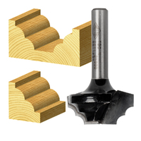 Carbitool 2 Flt 3.2mm Rad Double Beading Bit Wide Flat Bottom Carbide TCT TBD 4