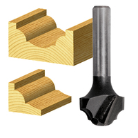 Carbitool 2 Flute 3.2mm Rad Traditional Classical Bit TCT - 1/2 Shank TTC 8 1/2