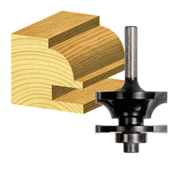 Carbitool 2 Flute 1-3/8" Panel Door Bit w/Bear TCT - 1/4" Shank TPS 8 B-1