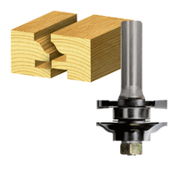 Carbitool 2 Flt 40mm Reversible Panel Door Bit w/Bear TCT - 1/2" Shk TPDR10B 1/2