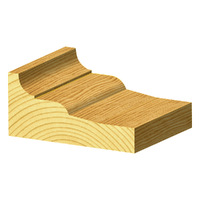 Carbitool 2 Flute 76.0mm Panel Bit TCT - Carbide Tipped 1/2" Shank TPD 6 1/2