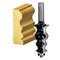 Carbitool 1-1/4" 2 Flute Face Moulding Bit Ball Bearing Guide TCT TFM 80 B 1/2