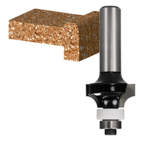 Carbitool 2 Flute 6.35mm Rad Countertop Bit w/Bear Guide TCT - 1/4" Shk TSS 3 B