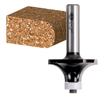 Carbitool 2 Flute 3/4mm Rad Solid Surface Bit w/Bear TCT - 1/2" Shank TSS 10B1/2