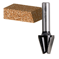 Carbitool 2 Flute 15 Deg Bevel Bit Solid Surface TCT - Carbide Tipped TSS 17 1/2