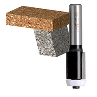 Carbitool 2 Flute 19mm Overhang Trim Bit w/Guide TCT - 1/2" Shank TSS 18 B 1/2