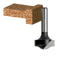 Carbitool 2 Flute 19mm Countertop Bit TCT - No Drip Design 1/4" Shank TSS 2