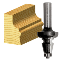 Carbitool 1/2" 2 Flute Face Moulding Bit Ball Bearing Guide TCT TFM 03 B 1/2