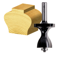 Carbitool 2 Flute 50.8mm Stair Handrail Bit w/Bear TCT - 1/2" Shank THR 50 B 1/2