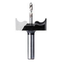 Carbitool 2 Flute 50mm Toy Wheel Cutter - Carbide Tipped 1/4" Shank TWCH 50 1/2