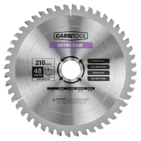 Carbitool Mitre Saw Cutting Blade 48t Arbor 30mm Mitre Saw 216MM ATB BMN2163048