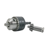 Intech 10mm x 1/4" Hex Drill Chuck Keyless S2 Key w/ Screw Driver Shnk DCHTP10HA