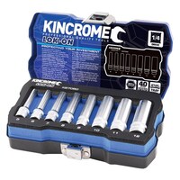 Kincrome 8 Pieces 1/4" Drive Lok-On Metric Socket Set Tools 40 Cr-V2 K27050