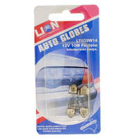 Lion Auto Globe Festoon 12v 10 Watts for Car Interior or Side Lamps LT039W14