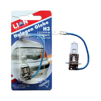 Lion Globes Quartz Halogen Carded H3 Light 12v 130 Watts LT039W46