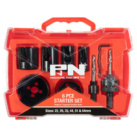 P&N 6 Pieces 19-64mm Plumber Holesaw Set with Case Bi-metal HSS 166044663