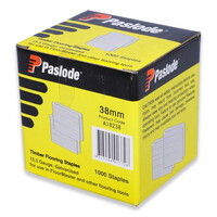 Paslode 38mm Timber Flooring Staples 80 Series Electro Galv - Box of 1000 A18238