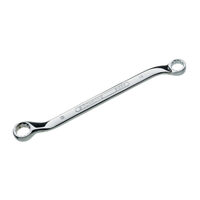 Sidchrome 1/4"x5/16" to 1/8"x1-1/4" Double Ring Spanner Imperial Hand Tool