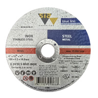 SIA 10 x Inox Cut Off Grinding Wheels 100x2.5x16mm A24/30 S-BF41 0020.6638.01
